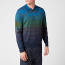 Missoni Men's Stripe Long Sleeve Polo Shirt - Multi