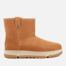 UGG Women's Classic Weather Mini Water Resistant Leather Boots - Chestnut