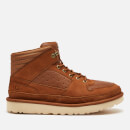 UGG Men's Highland Sport Hiker Mid Leather Trainers - Chestnut