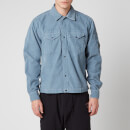 C.P. Company Men's Corduroy Shirt - Blue Fog