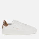 Golden Goose Deluxe Brand Men's Pure Star Leather Trainers - White/Brown Leopard