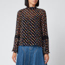 See By Chloé Women's Print Blouse - Black