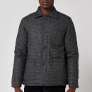 Officine Generale Men's Chore Houndstooth Padded Jacket - Grey