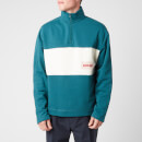 Napapijri X Martine Rose Men's B-Roseland Half Zip Sweatshirt - Deep Green