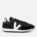 Veja Women's Rio Branco Flannel Running Style Trainers - Darl/White/Black