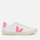 Veja Women's Esplar Logo Leather Trainers - Extra White/Sari