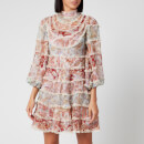Zimmermann Women's Ladybeetle Spliced Mini Dress - Spliced Jacobean
