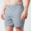 Frescobol Carioca Men's Beam Tailored Swim Shorts - Ink/Smoke