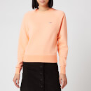 Maison Kitsuné Women's Sweatshirt Tricolor Fox Patch - Coral