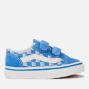 Vans Toddlers' Racers Edge Old Skool Velcro Trainers - Blue/True White
