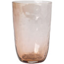 Broste Copenhagen Hammered Glass Tall Tumbler - Natural