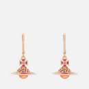 Vivienne Westwood Women's Rodica Small Orb Earrings - Pink Gold Light Rose Pink Rose