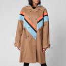 P.E Nation Womens's Caribiner Sports Trench Coat - Tannin