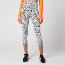 adidas by Stella McCartney Women's Truepure 3/4 Length Tights - White/Black/Ash
