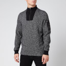 Barbour International Men's Bal Half Zip Sweatshirt - Grey Marl