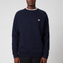 Maison Kitsuné Men's Tricolor Fox Patch Clean Sweatshirt - Navy