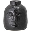 Bloomingville Face Candlestick - Black
