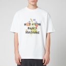 Drôle de Monsieur Men's Flower Slogan T-Shirt - White