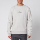 Maison Margiela Men's Mirrored Logo Sweatshirt - Grey Melange