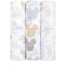 aden + anais Disney Metallic Swaddles - Mickey and Minnie (3 Pack)
