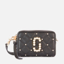Marc Jacobs Women's The Softshot 17 Quilted Pearl Bag - Black