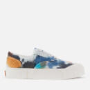 Good News Men's Opal Tie Dye Sustainable Trainers - Navy/Brown