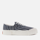 Good News Men's Opal Stripe Sustainable Trainers - Navy Stripe