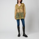 Ganni Women's Organza Shirt - Flan