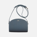 A.P.C. Women's Demi-Lune Mini Cross Body Bag - Blue
