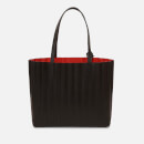 Mansur Gavriel Women's Pleated Tote Bag - Black/Flamma