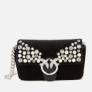 Pinko Women's Love Tiny Full Pearls Bag - Black