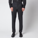 Canali Men's 5 Pocket Soft Construction Slim Fit Trousers - Black