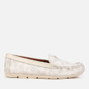 Coach Women's Marley Coated Canvas Driving Shoes - Chalk