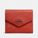 Coach Women's Crossgrain Leather Small Wallet - Red