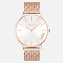 Coach Women's Perry Mesh Strap Watch - Rose Gold