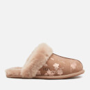 UGG Women's Scuffette II Floral Foil Sheepskin Slippers - Amphora