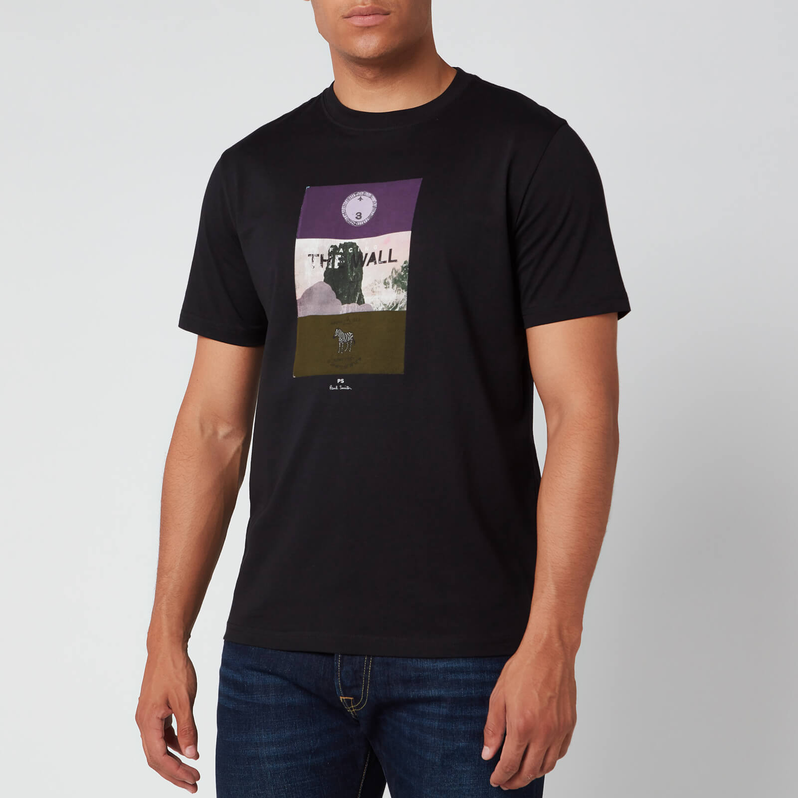 Ps Paul Smith Men S Wall T Shirt Black Free Uk Delivery Available Shop the collection of paul smith menswear at psyche today. ps paul smith men s wall t shirt black