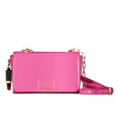 Lulu Guinness Verity Patent Leather Medium Cross Body Bag - Magenta