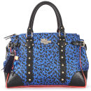 Paul's Boutique Darcy Tiger Print Bowler Bag - Blue