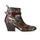 Vivienne Westwood Red Label Women's Cuban Suede Heeled Ankle Boots - Gold