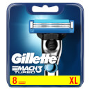 Gillette Mach 3 Turbo 3D Razor Blades Refill, 8 Pack Gillette Mach 3 Turbo 3D Razor Blades Refill, 8 Pack