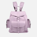 Grafea Lavender Medium Leather Rucksack - Lilac