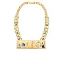 Maria Francesca Pepe Women's City Skyline London Statement Necklace - Gold