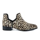 Senso Women's Bailey III Leopard Pony Ankle Boots - Latte