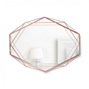 Umbra Prisma Geometric Mirror - Copper