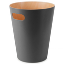 Umbra Woodrow Waste Can - Charcoal
