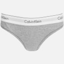 Calvin Klein Women's Modern Cotton Thong - Grey Heather