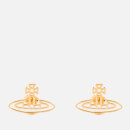 Vivienne Westwood Women's Thin Lines Flat Orb Stud Earrings - Gold