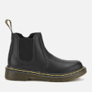Dr. Martens Kids' 2976 J Softy T Leather Chelsea Boots - Black