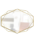 Umbra Prisma Geometric Mirror - Brass